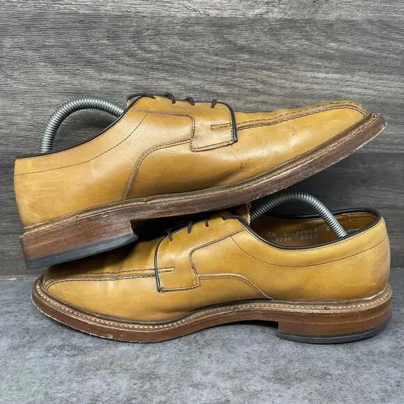 Allen Edmonds Hillcrest Shoes Mens Size 7.5 Brown Leather Dress Oxford